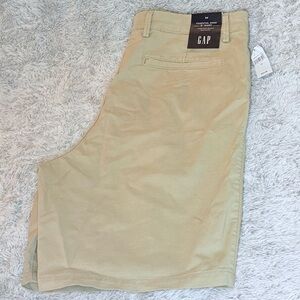 NWT GAP Men's Beige Flat Front Shorts